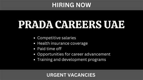 Prada vacancies